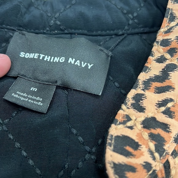 NWOT reversible Quilted Jacket Cheetah Leopard Print Coat - Picture 3 of 4